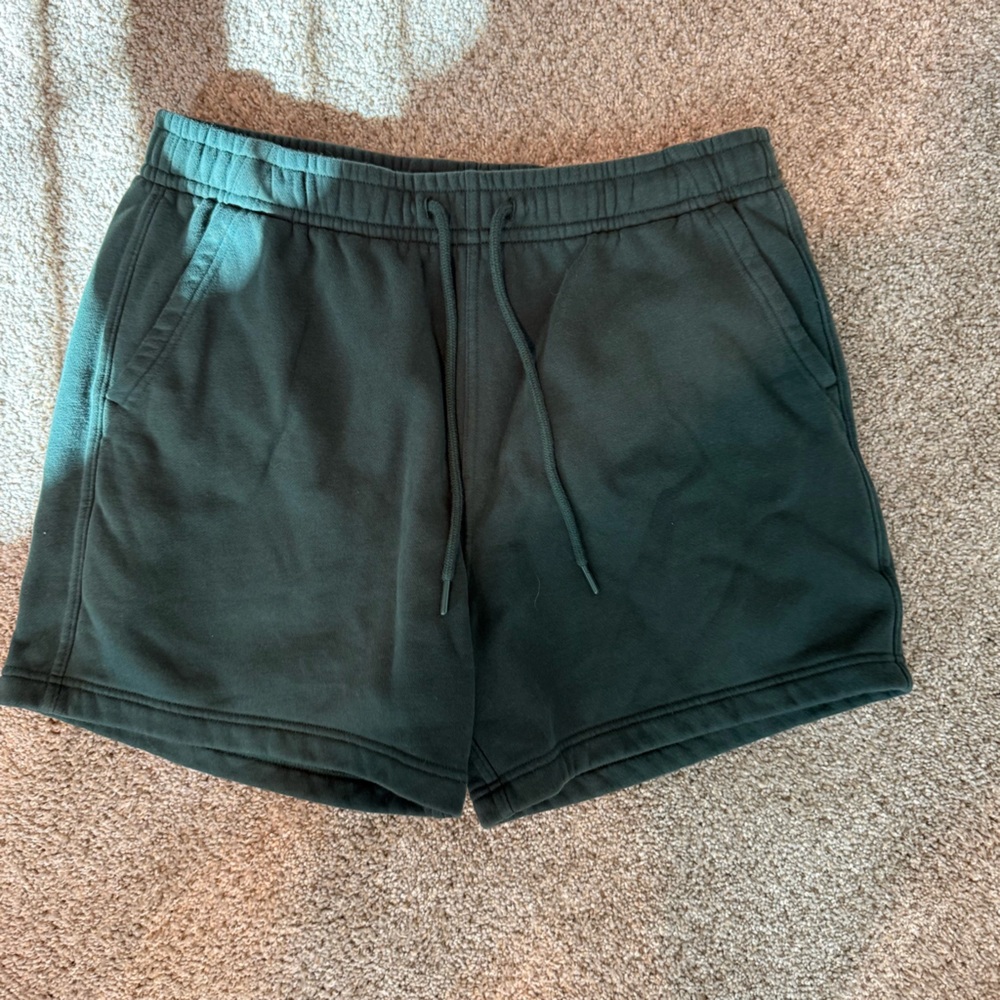 Abercrombie & Fitch Forest Green Athletic Shorts